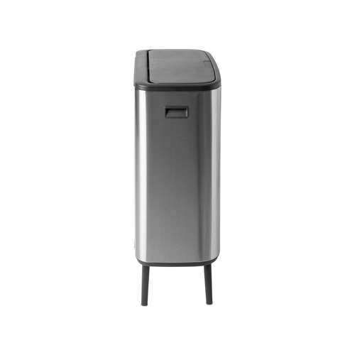 Brabantia Bo Touch Bin Hi, met 2 binnenemmers, 2 x 30 liter - Matt Steel Fingerprint Proof