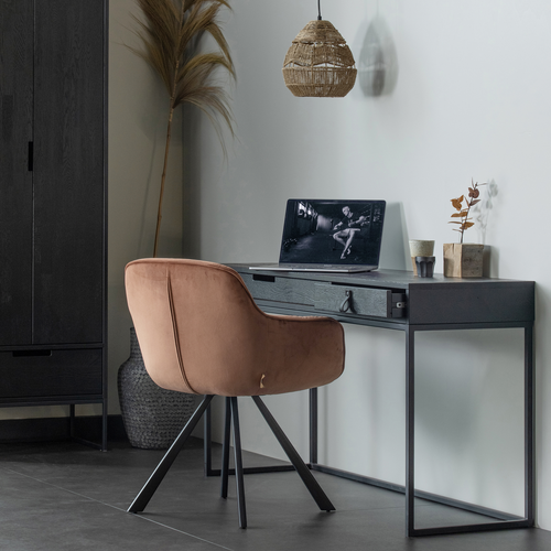 WOOOD bureau Silas - Essen - Blacknight - 75x140x44 - vtwonen shop