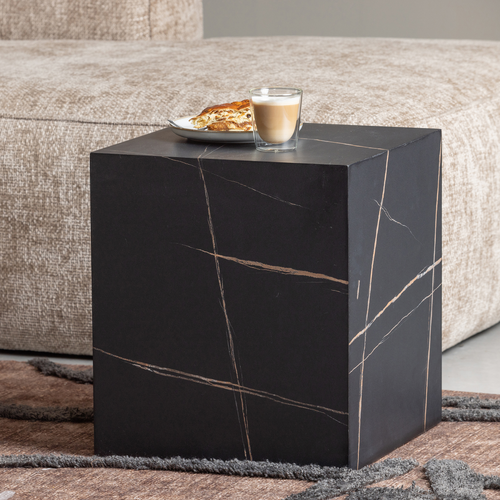 WOOOD hoekbank rechts Bean - Melange - Travertin - 73x305x96