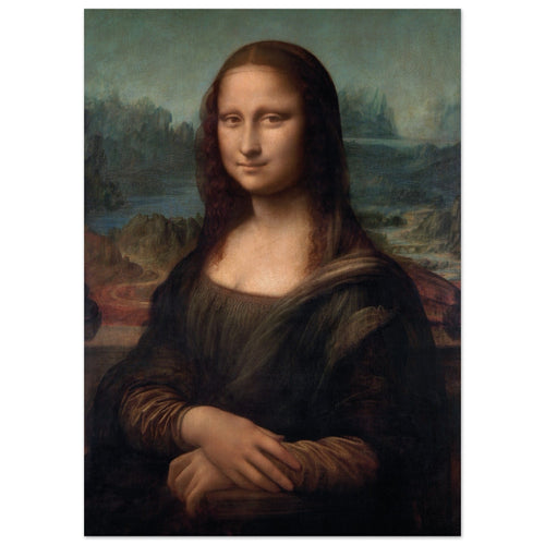 Artfulprints  Leonardo Da Vinci - Mona Lisa   poster 50x70 cm - vtwonen shop
