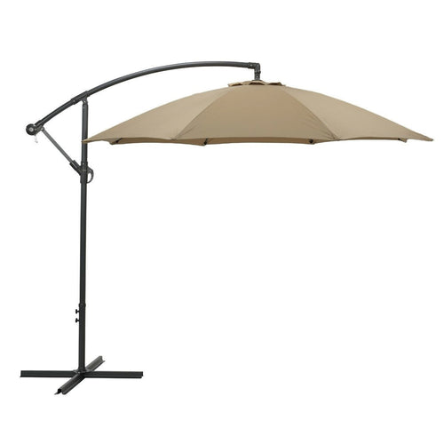 Garden Impressions zweefparasol Athene taupe kleurig - Ø300 cm