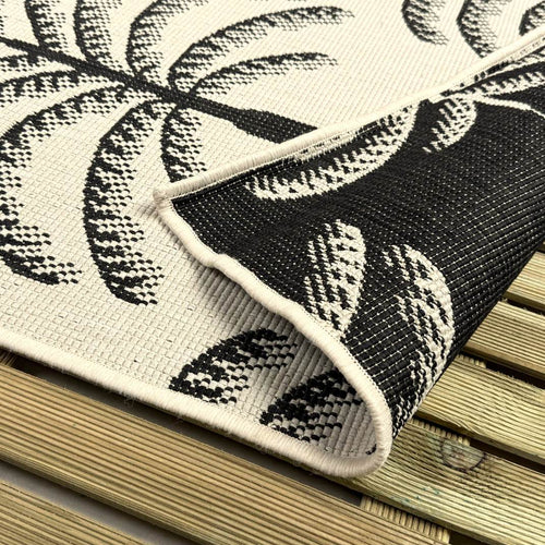 Buitenkleed Oase zwart/wit - Interieur05 - 200 x 290 cm