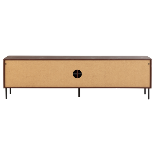WOOOD tv meubel 200 cm Gunnar - Grenen - Bordeauxrood - 56x200x44