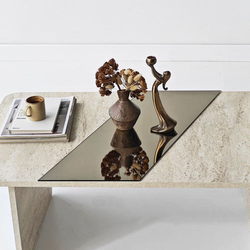 Calicosy - SOLEA Salontafel - Naturel - 100x60x40 cm