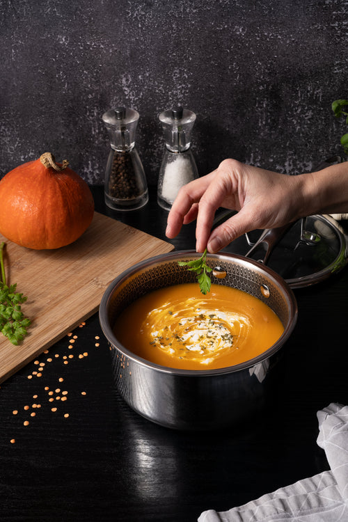 Rosmarino HexaPRO sauspan met deksel - 16cm