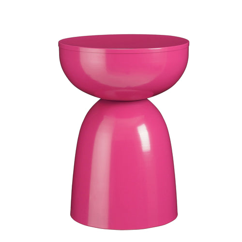 Mica Decorations Elliot Bijzettafel - H45 x Ø32 cm - IJzer - Fuchsia - vtwonen shop