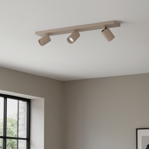 Highlight spot Mila - 3 lichts - 65  x 15   cm - beige - vtwonen shop