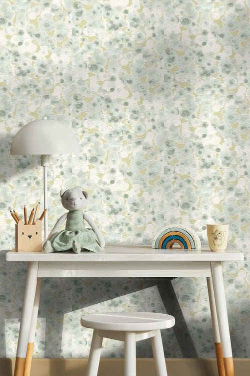 Sanders & Sanders behang grafisch motief groen grijs -  - 641121
