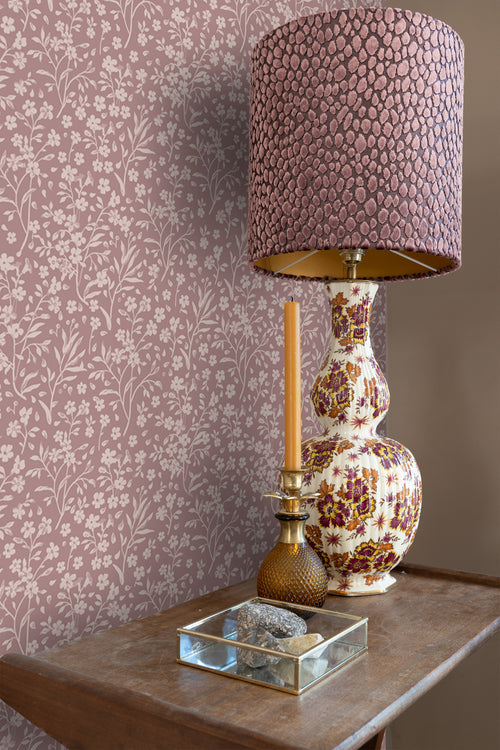 ESTAhome behang bloemetjes oudroze - 53 cm x 10.05 m - 131133 - vtwonen shop