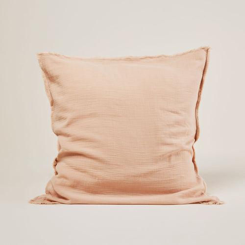 Madura Set van 2 kussenslopen Lou roze perzik 65x65 cm