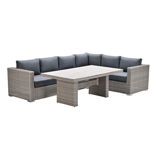 Garden Impressions lounge dining set Tennessee 3-delig rechts vintage willow - texfiber - vtwonen shop