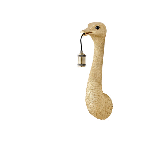 Light & Living wandlamp Ostrich - goud - 18x15.5x57.5cm - vtwonen shop