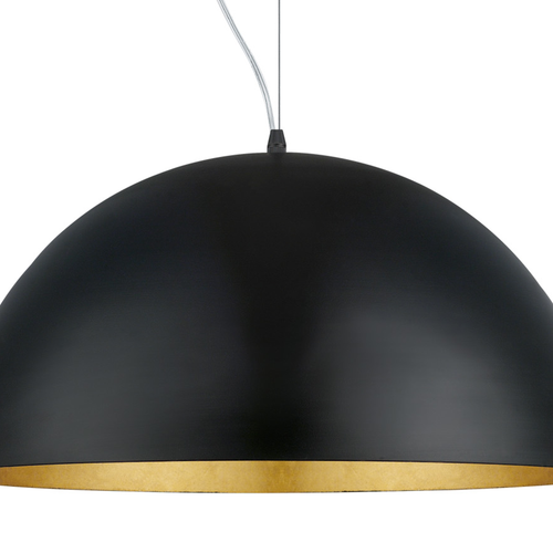 EGLO hanglamp Gaetano 1 - e27 - ø 53 cm - zwart/goud - vtwonen shop