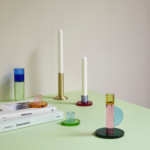 Hübsch kandelaar Sleek - ijzer - ø7xh12cm - vtwonen shop