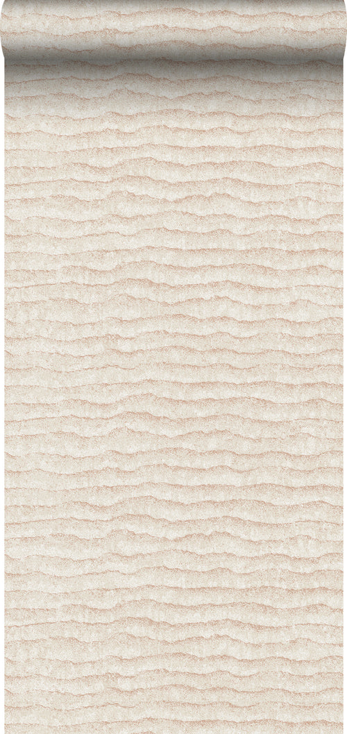 Sanders & Sanders behang effen zand beige - 53 cm x 10 m - 640087