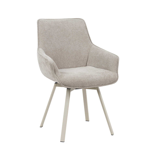 Starfurn  eetkamerstoel Mees - taupe - 62,5x57x86,5cm - vtwonen shop