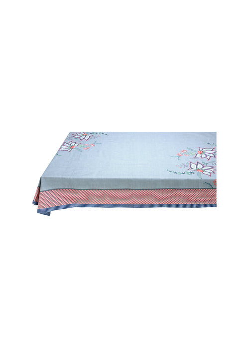 Pip Studio Flower Festival Tafelkleed - Tafellaken - Blauw - 150x250cm - vtwonen shop