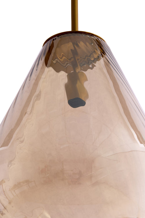 Light & Living hanglamp LEONA - brons - Ø33x43cm - vtwonen shop