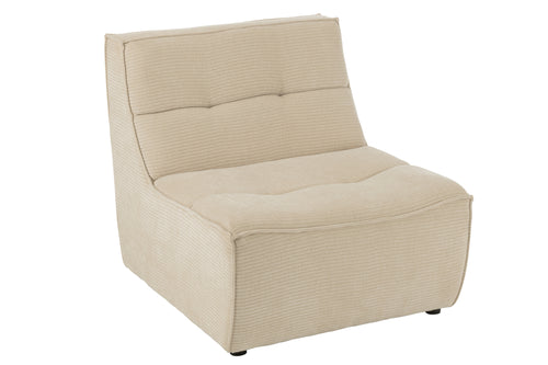 J-Line sofa grid - populierenhout/schuim - beige