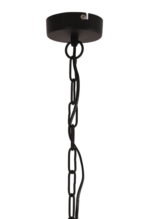 Light & Living hanglamp KYLIE - Ø60x42cm - zwart