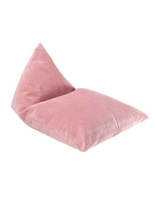 Wigiwama kinderzitzak Mini Loungie - roze - ribfluweel - vtwonen shop