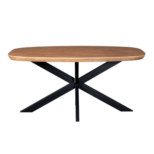 StarFurn Eettafel Madison - Deens Ovaal Naturel Hout - 160x90x76cm - vtwonen shop