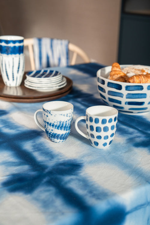 vtwonen - Mok met oor - Kopjes - Serviesset van 4 - 275ml - vtwonen shop