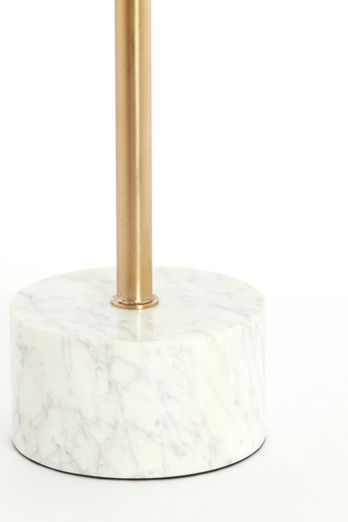 Light & Living bijzettafel CIVITA - Ø37x49 cm - wit - vtwonen shop