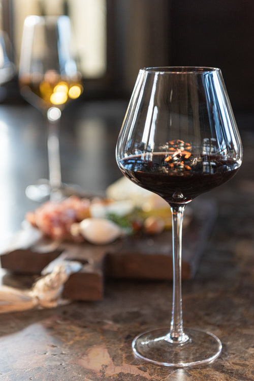 J-Line glas witte wijn Breed - kristalglas - transparant - 6 stuks - vtwonen shop