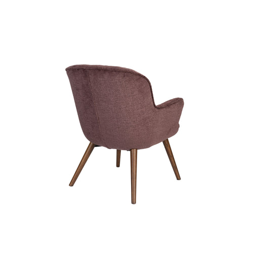 Dutchbone Lenn Fauteuil Plum - Paars - vtwonen shop