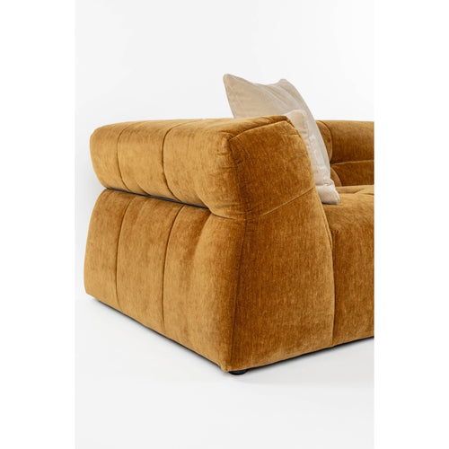 Dutchbone Hodge 4,5-Zitsbank Okergeel