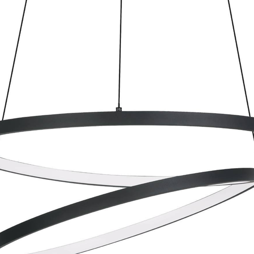 EGLO hanglamp Ruotale - led - ø 55 cm - zwart/wit - vtwonen shop