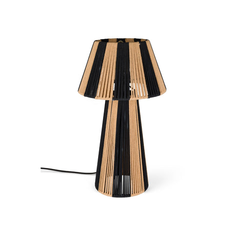 Bold Monkey Stripe it up Tafellamp - Zwart - vtwonen shop