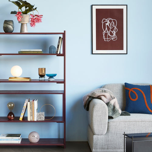 Hübsch vaas Stand - glas - ø11xh18cm