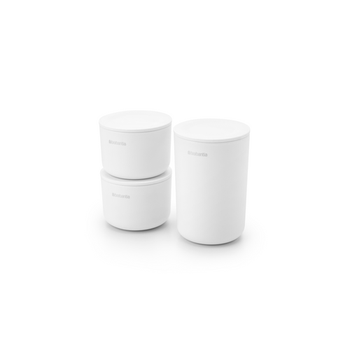 Brabantia Opbergbakjes, set van 3 - White