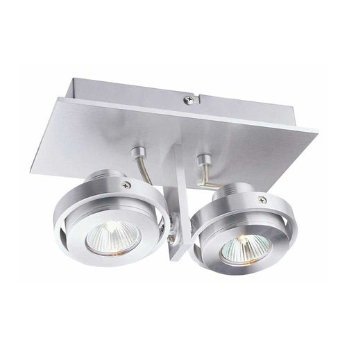 Artdelight Plafondlamp Meist 2L - Aluminium