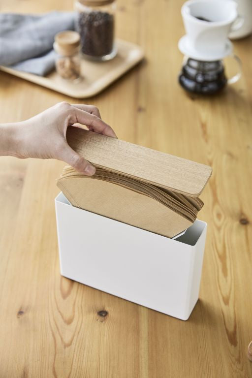 Yamazaki Koffiefilterhouder - Tosca - Wit – vtwonen shop