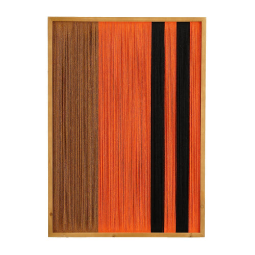 Mica Decorations Kuba Wanddecoratie - L50 x B3 x H70 cm - FSC 100% - Katoen - Oranje - vtwonen shop