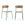 Calicosy - ADRIANA Set van 2 Eetkamerstoelen - Grijs - 51x46x47 cm