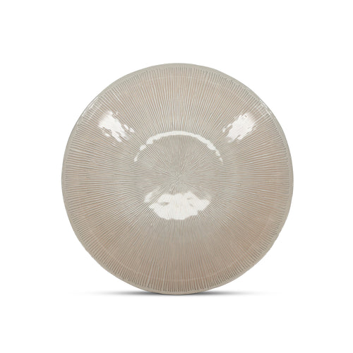 S|P Collection - Sierschaal 33xH6cm glas pearl Cosmo