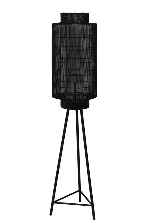 Light & Living vloerlamp Gruaro - zwart - 32x32x150 cm