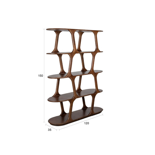 Housecraft Living Ylva Wandkast Hoog - Bruin