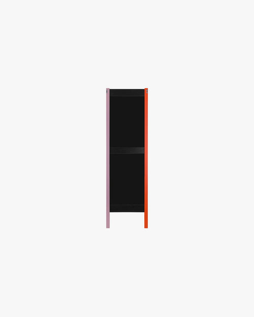 noo.ma Lun Leaning Mirror - staande rechthoekige spiegel, Orange Peel & Pale Violet