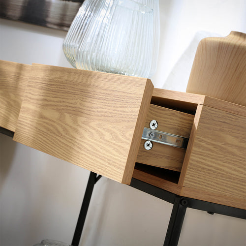 Calicosy - Console 2 Laden 1 Plank TESSA - 35x100x81 cm