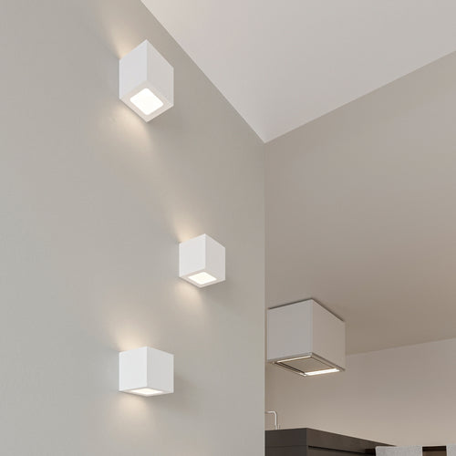 Sollux Lighting Wandlamp keramiek LEO - 14x14x14cm
