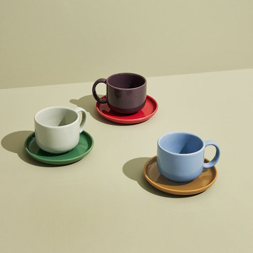 Hübsch kopje/schoteltje Amare - steenpoeder - ø9xh6, ø13xh3cm - vtwonen shop