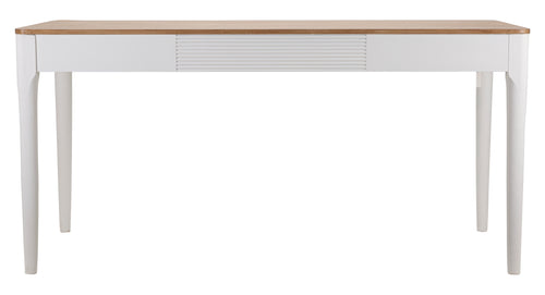 Mauro Ferretti eettafel - 180x90x80 cm - wit/bruin