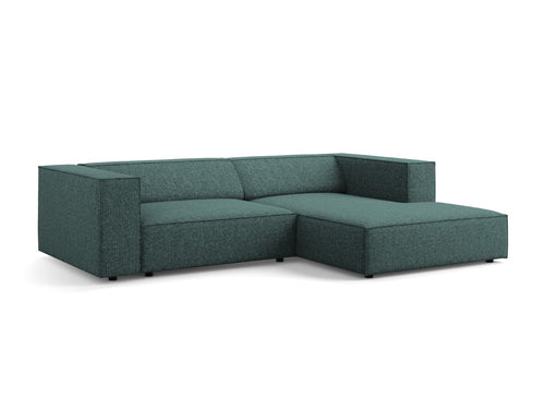 Cosmopolitan Design rechter hoekbank Arendal 3-zits, chenille, olie - 166x224x70cm