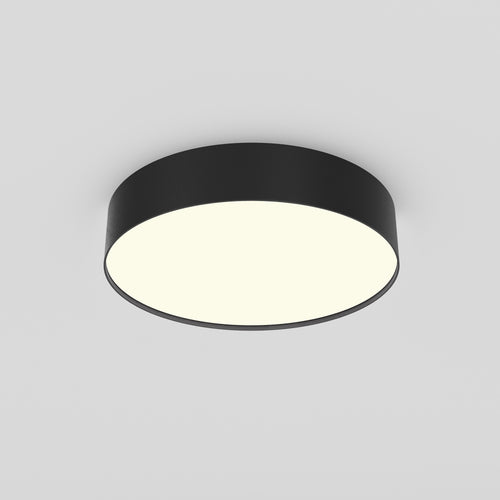 Maytoni plafondlamp Zon - Zwart - 30x30x6 cm