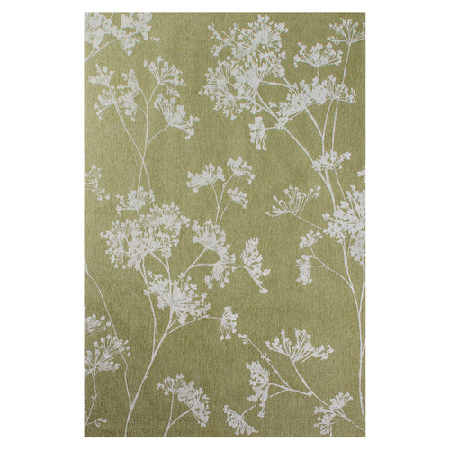 Lola&Moi vloerkleed Blossom - groen - 200x280cm